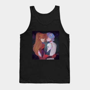 Asuka and Rei from Evangelion Tank Top